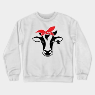 BANDANA COW Crewneck Sweatshirt